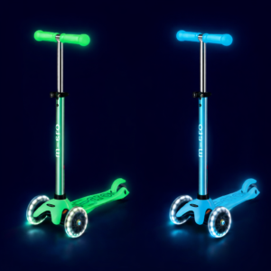 Mini Deluxe LED Glow – Patinete infantil luminoso – Micro – De 2 a 6 años